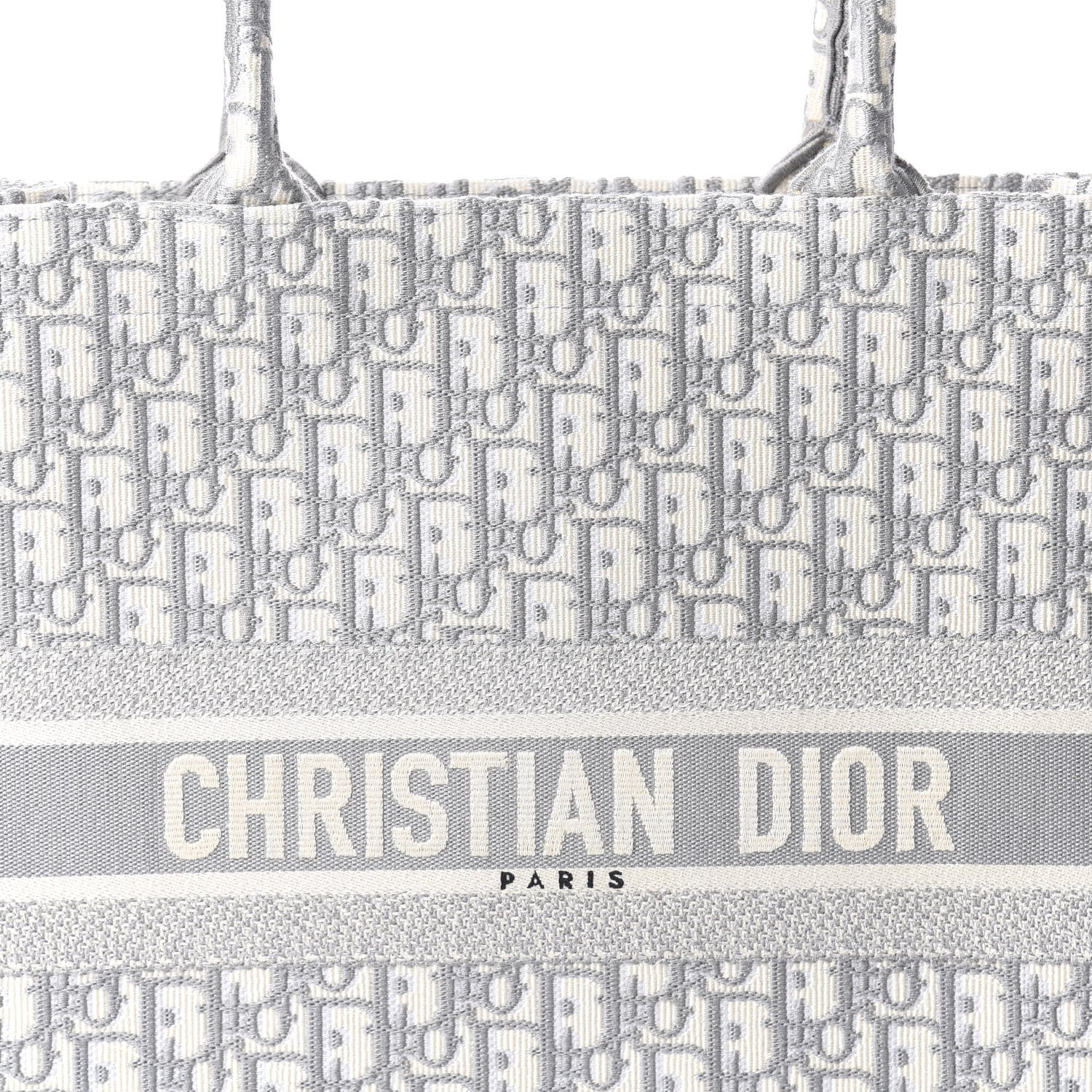Christian Dior Oblique Large Book Tote Grey 6 of 8