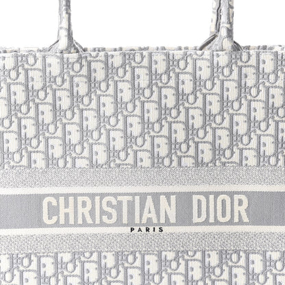 Christian Dior Oblique Large Book Tote Grey 6 of 8