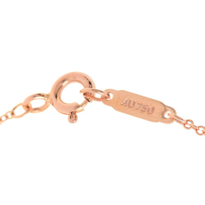 Tiffany 18K Rose Gold Diamond .18ct Solitaire Pendant Necklace 5 of 5