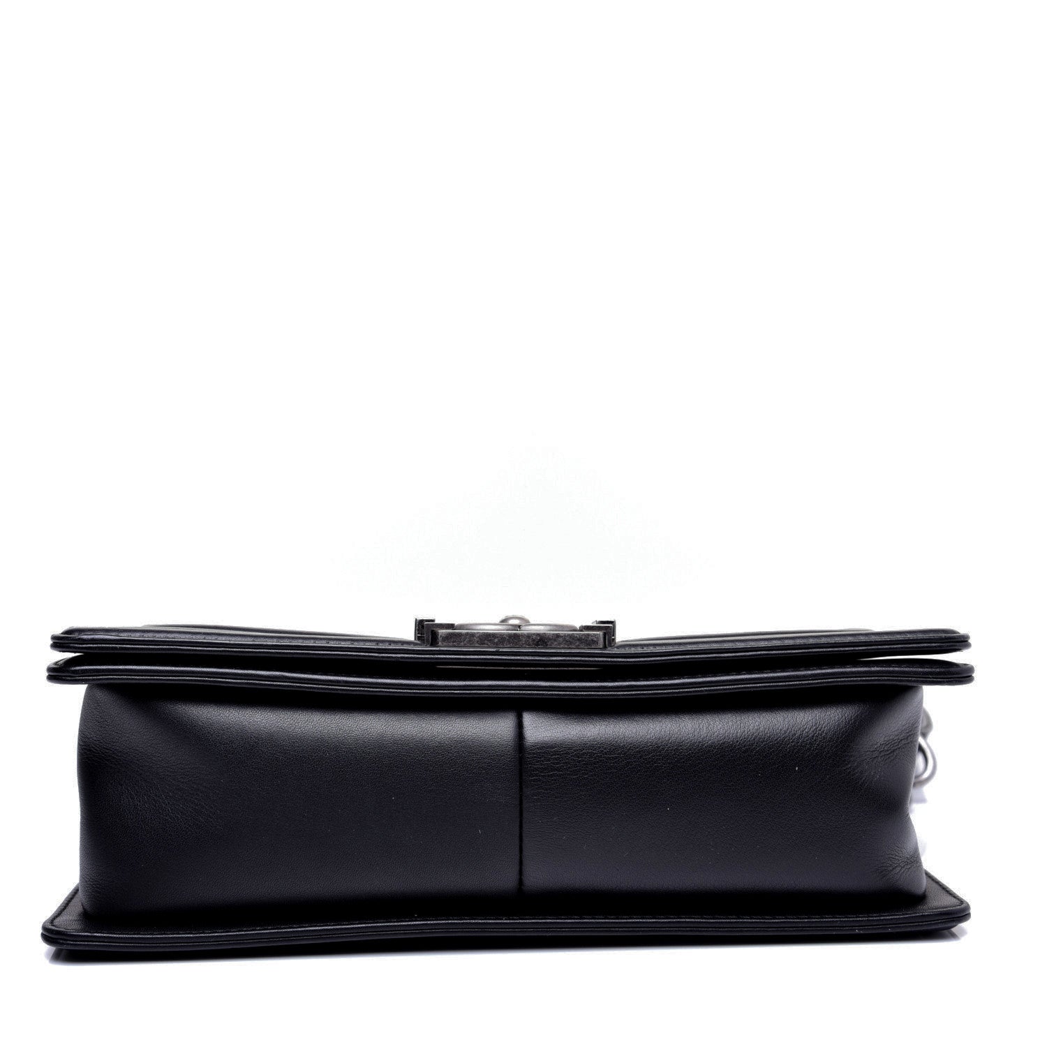 Chanel Calfskin Quilted Medium Boy Flap Black 12 of 14