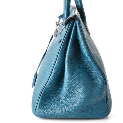 Hermes Togo Birkin 35 Bleu De Galice 36 of 38
