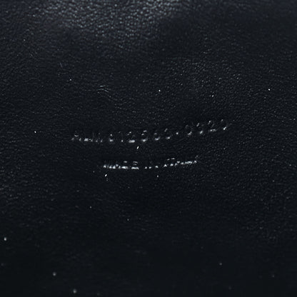 Saint Laurent Calfskin Crocodile Embossed Monogram Mini Lou Camera Bag Crema Soft 7 of 9