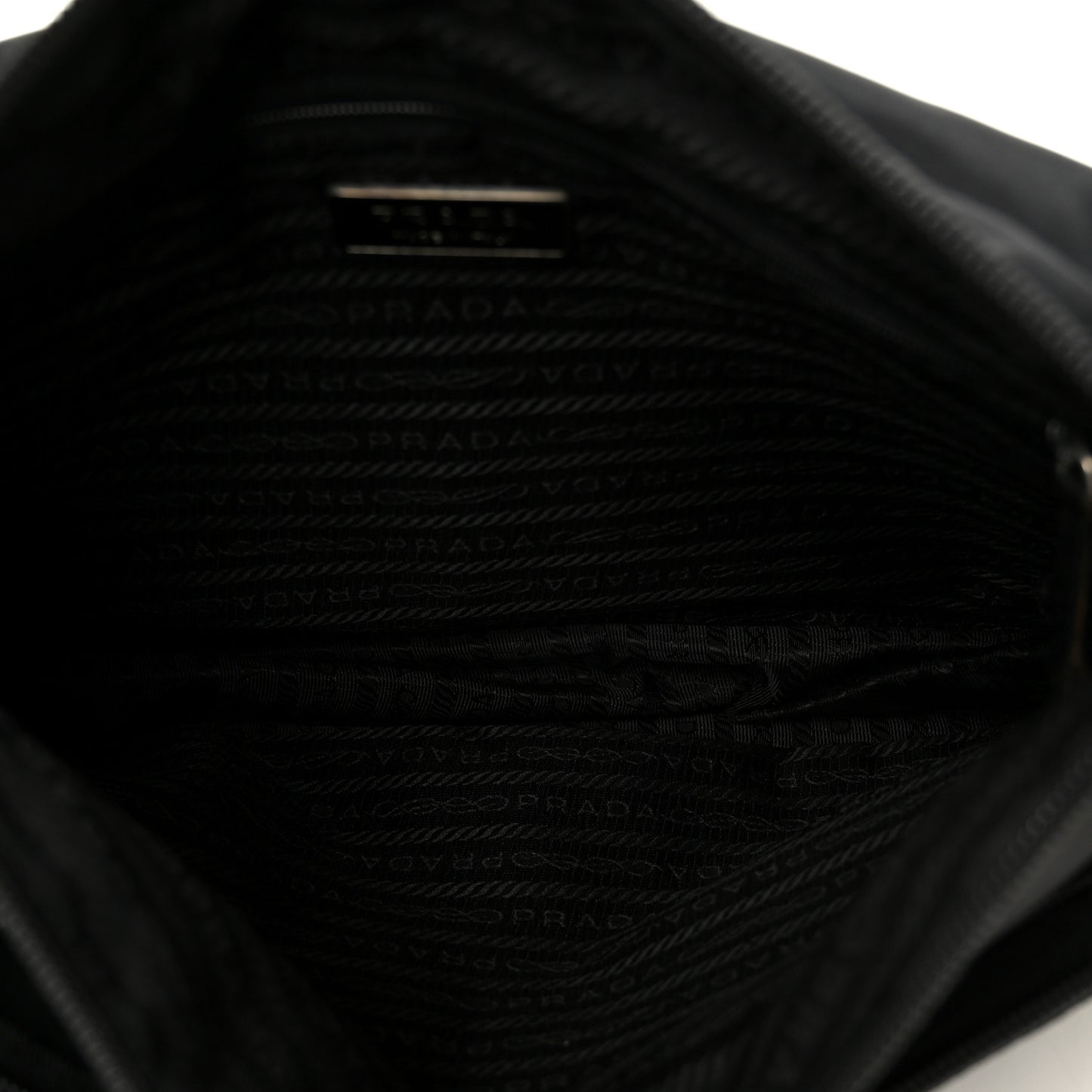 Tessuto Nylon Messenger Bag Black