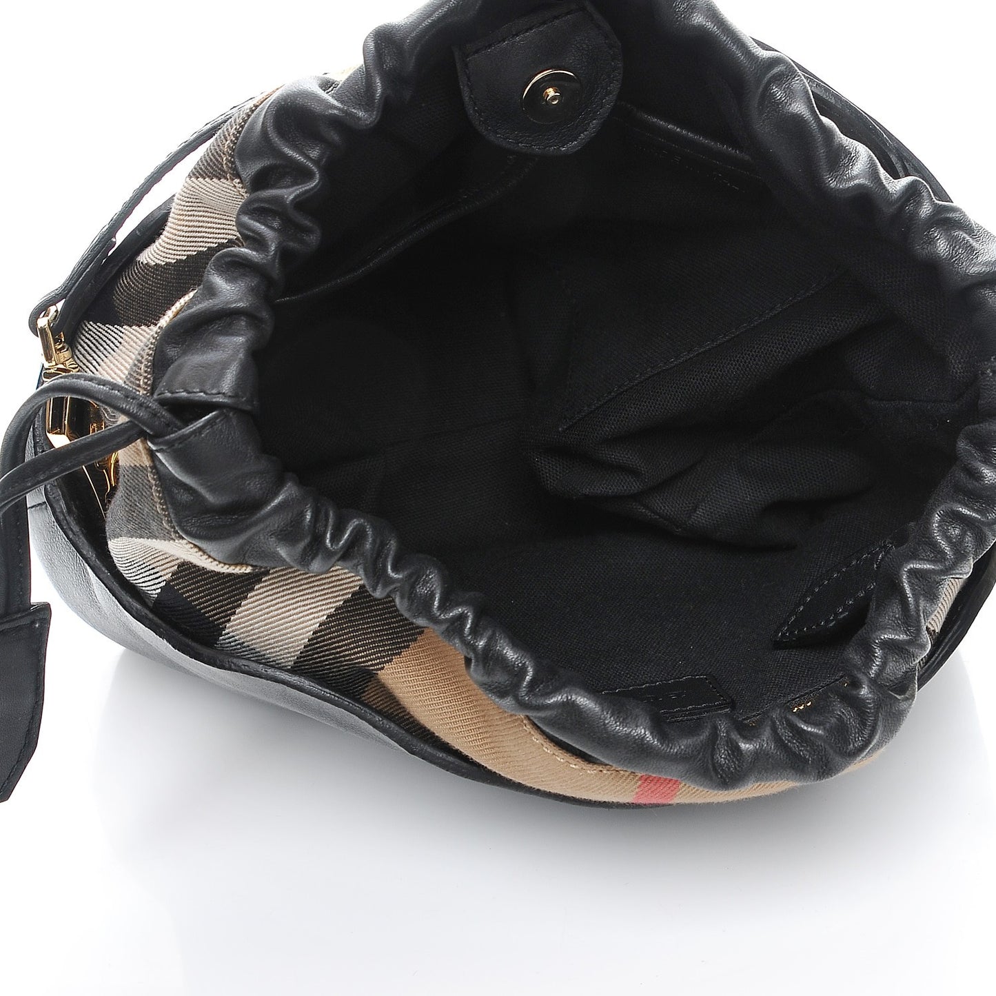Calfskin House Check Little Crush Black