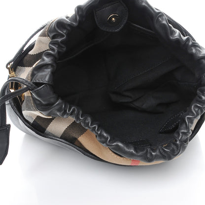 Burberry Calfskin House Check Little Crush Black 7 of 8
