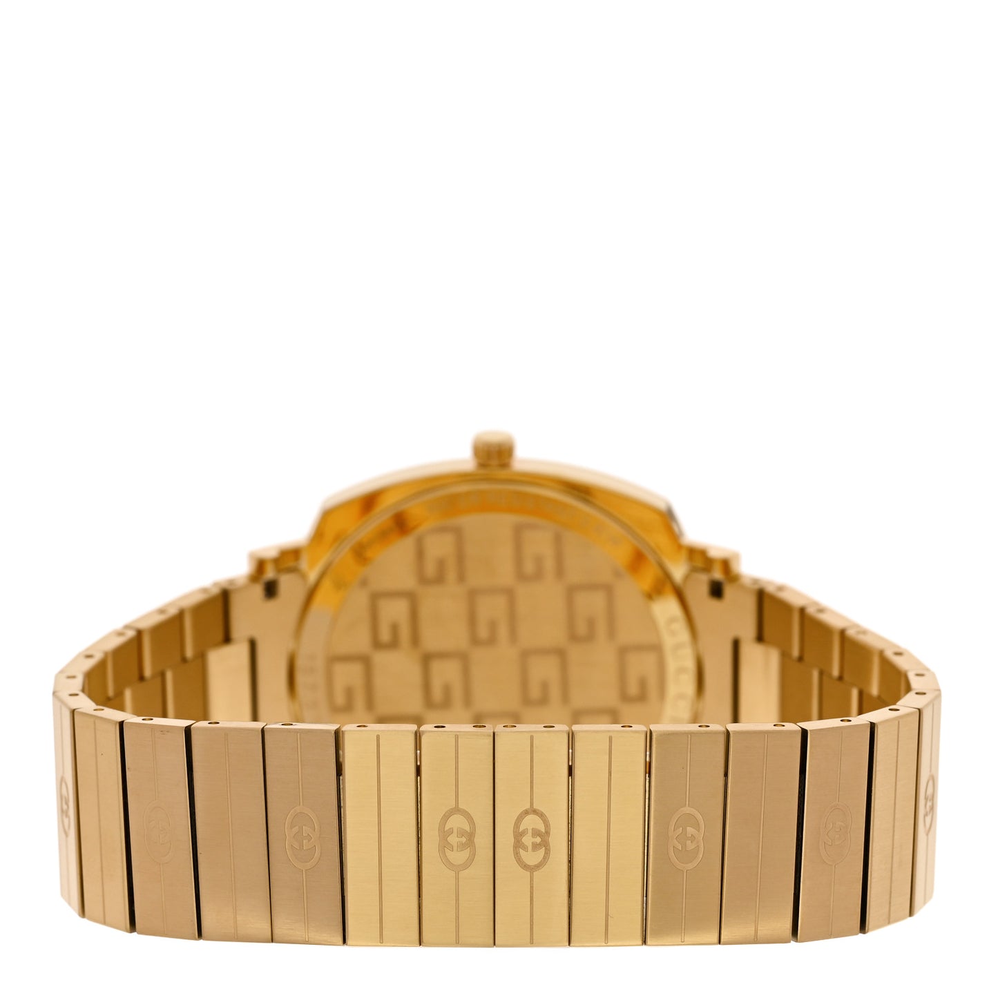 Stainless Steel 38mm Grip Quartz Watch Gold
