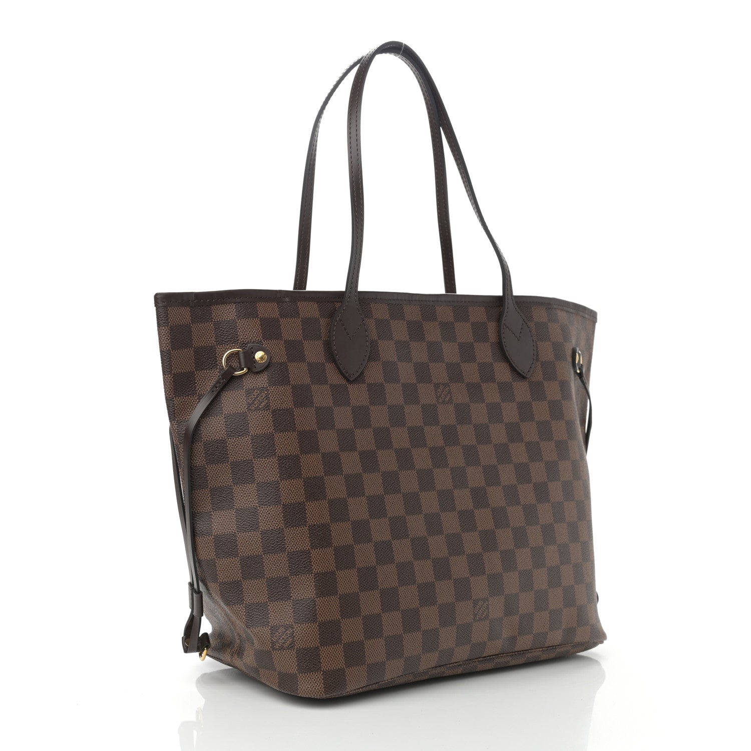 Louis Vuitton Damier Ebene Neo Neverfull MM Rose Ballerine 3 of 11