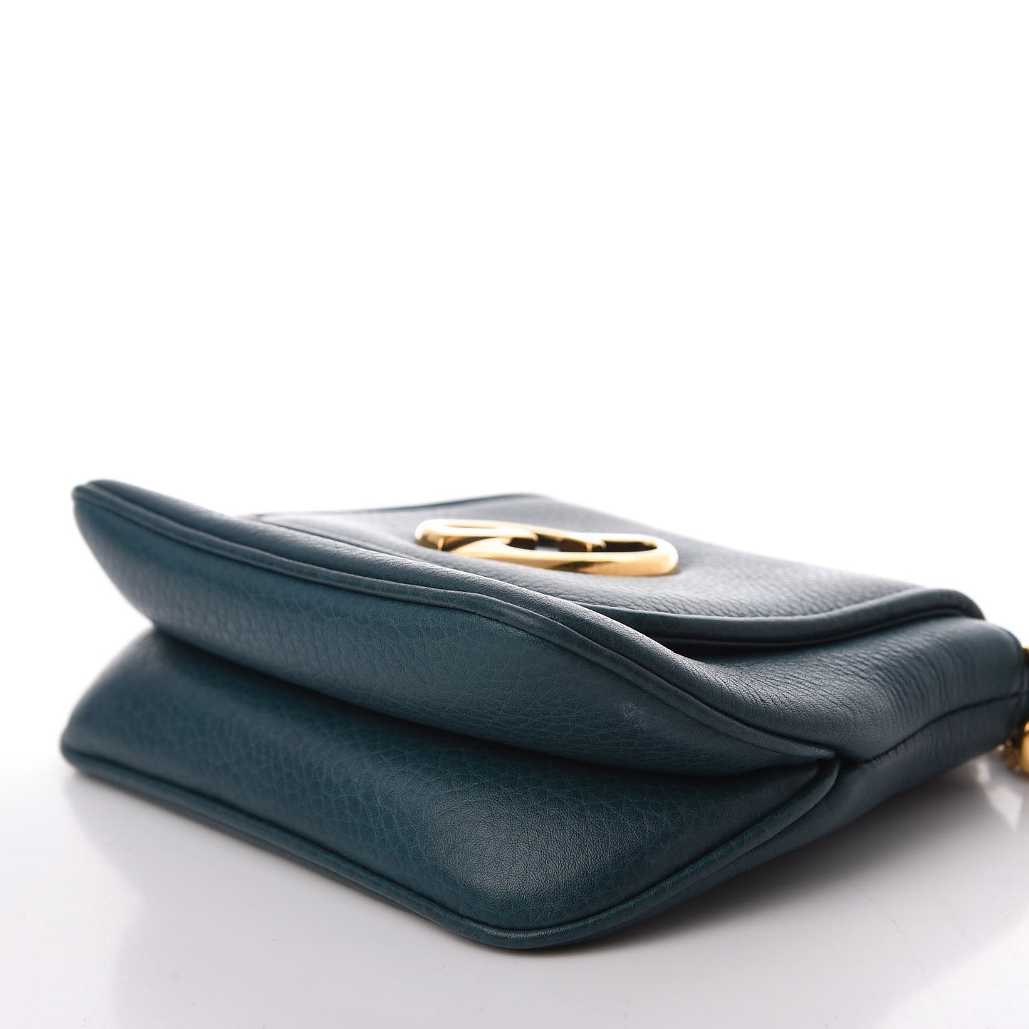 Dollar Calfskin Small 1973 Chain Shoulder Bag Deep Cobalt