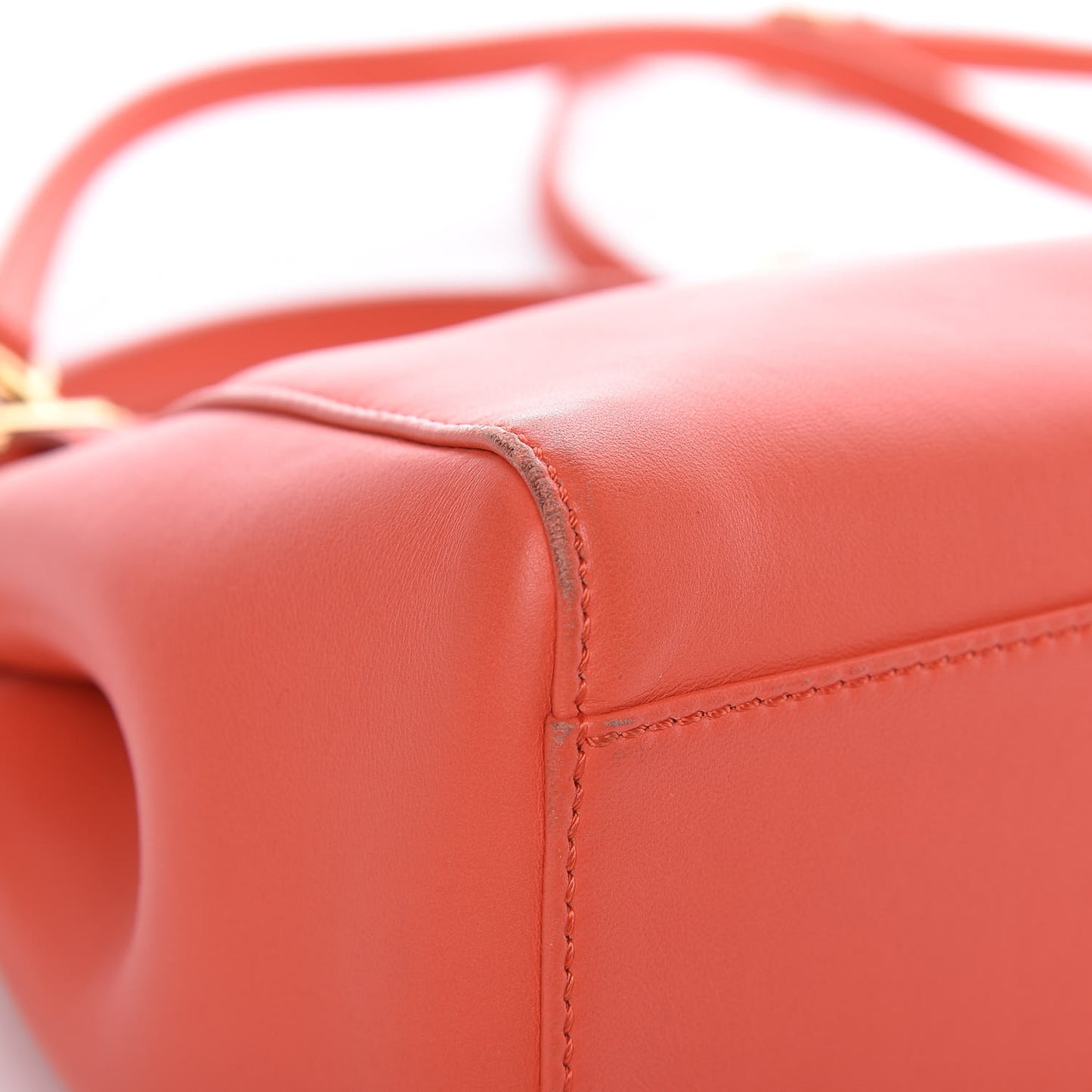 Nappa Mini Peekaboo Iconic Satchel Azalea