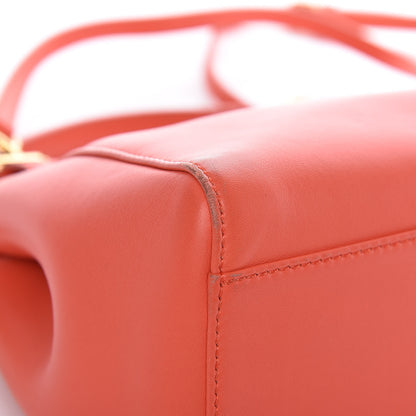 Fendi Nappa Mini Peekaboo Iconic Satchel Azalea 8 of 11