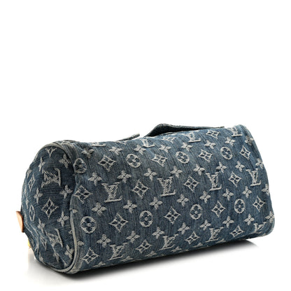 Louis Vuitton Monogram Denim Neo Speedy Blue 7 of 29