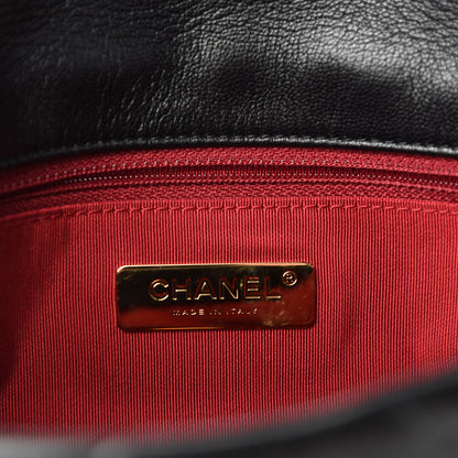Chanel Goatskin Quilted Medium Chanel 19 Flap Black 8 of 10