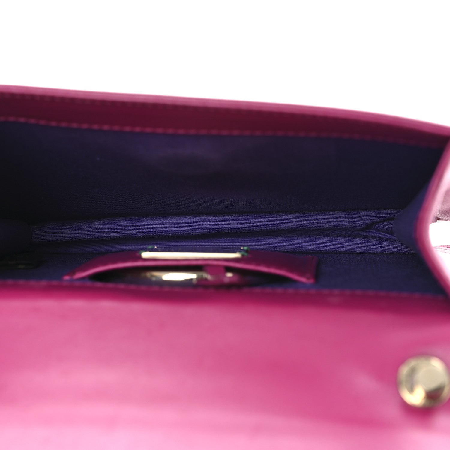 Bulgari Calfskin Galuchat Serpenti Forever Crossbody Bag Dark Pink 6 of 14
