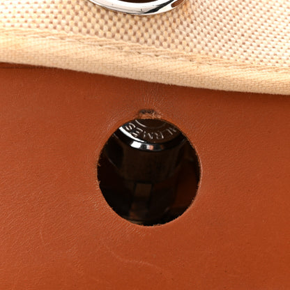 Hermes Toile Vache Calfskin Herbag 30 PM Naturel 13 of 15