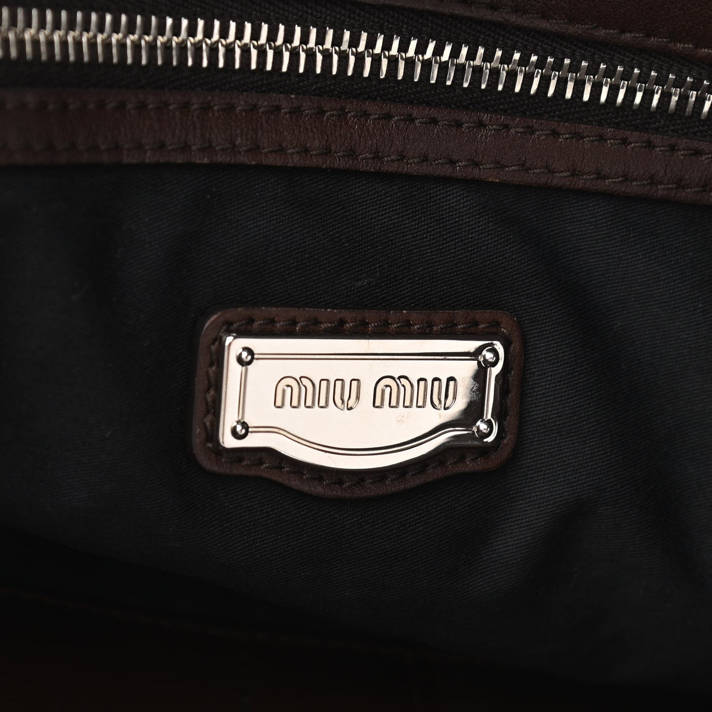 Vitello Soft Calfskin Shopping Tote Nocciolo Black