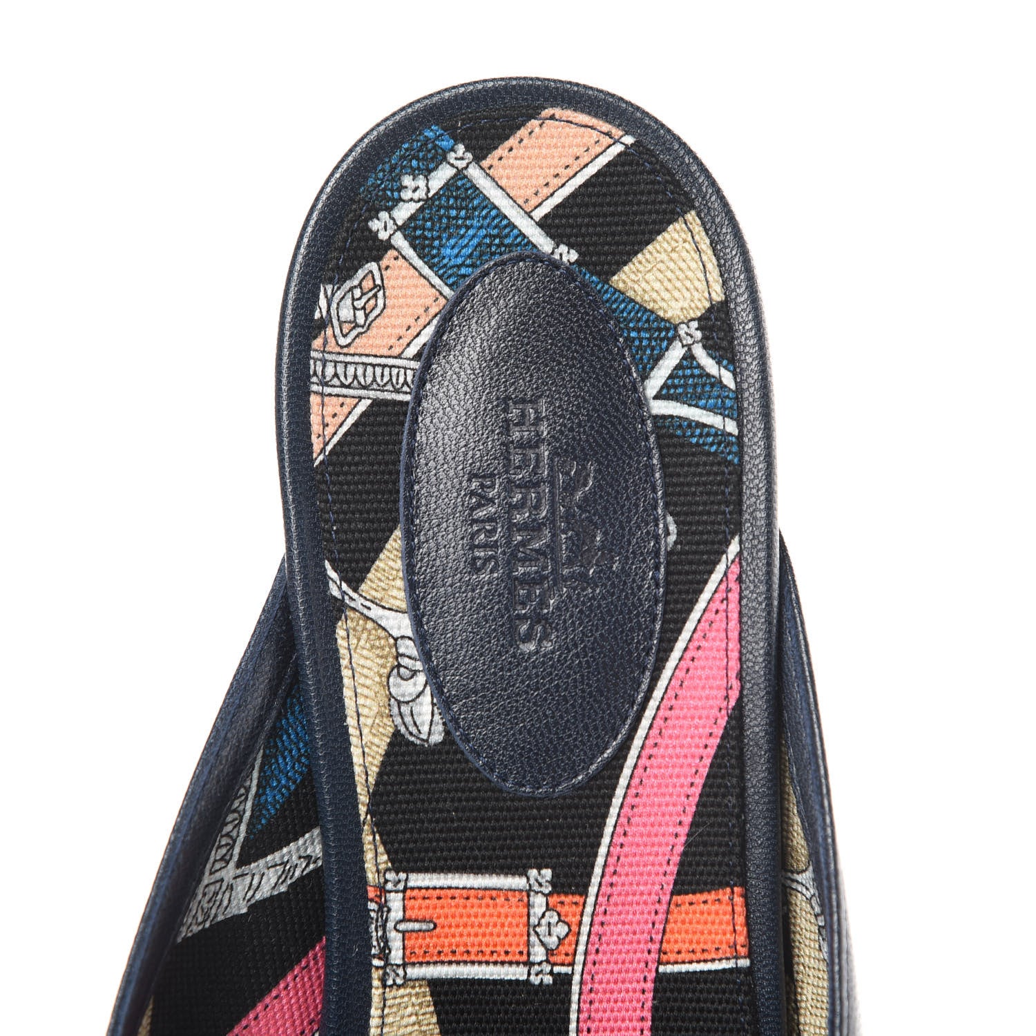 Hermes Goatskin Oz Mules 41 Bleu Indigo 7 of 8