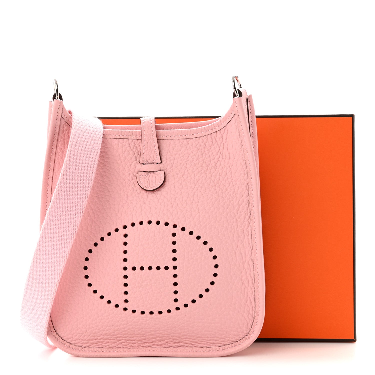 Hermes Taurillon Clemence Evelyne TPM Rose Sakura 11 of 11