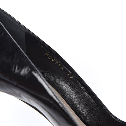 Christian Dior Crinkled Lambskin Songe 100 Pumps 42 Black 10 of 14