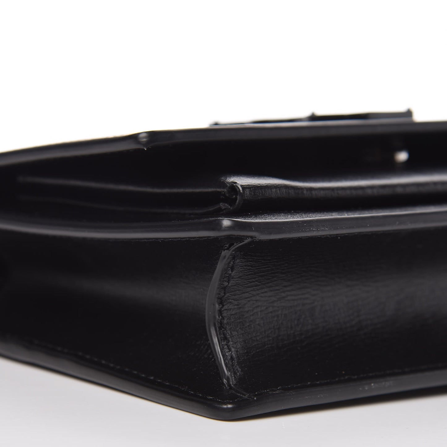 Calfskin Monogram Sunset Chain Wallet Black