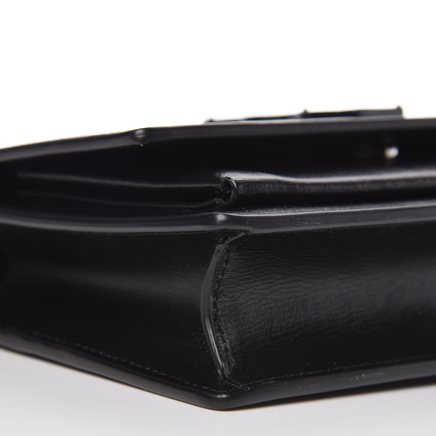 Saint Laurent Calfskin Monogram Sunset Chain Wallet Black 7 of 8