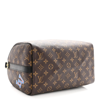 Louis Vuitton Monogram My World Tour Speedy Bandouliere 30 Black 3 of 8