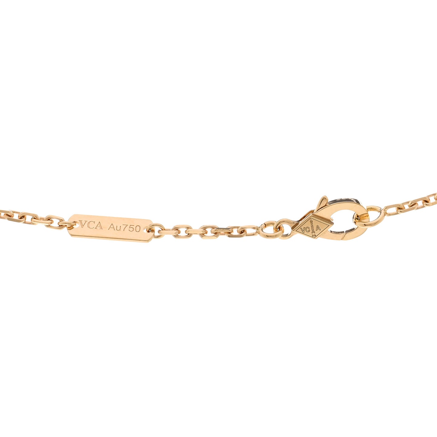 18K Yellow Gold Mother of Pearl Magic Alhambra Long Necklace