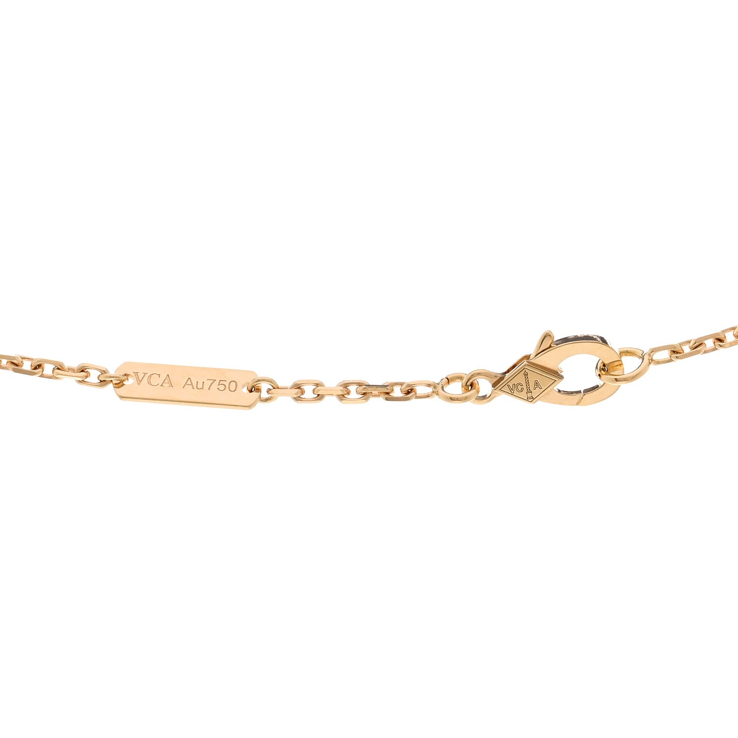 Van Cleef & Arpels 18K Yellow Gold Mother of Pearl Magic Alhambra Long Necklace 4 of 6