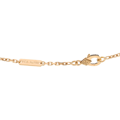 Van Cleef & Arpels 18K Yellow Gold Mother of Pearl Magic Alhambra Long Necklace 4 of 6