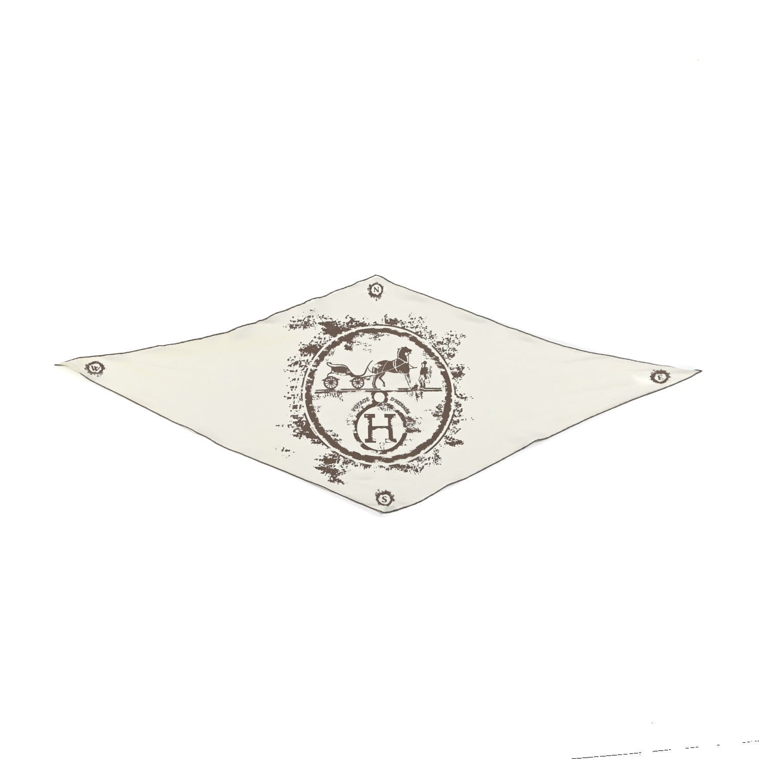 Hermes Silk Voyage d'Hermes Scarf 1 of 4