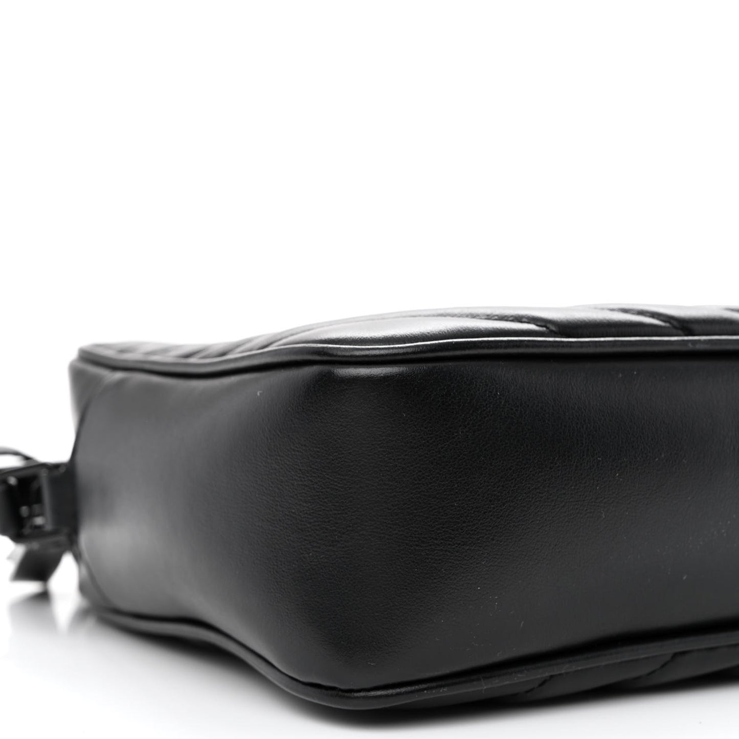 Calfskin Matelasse Monogram Lou Camera Bag Black