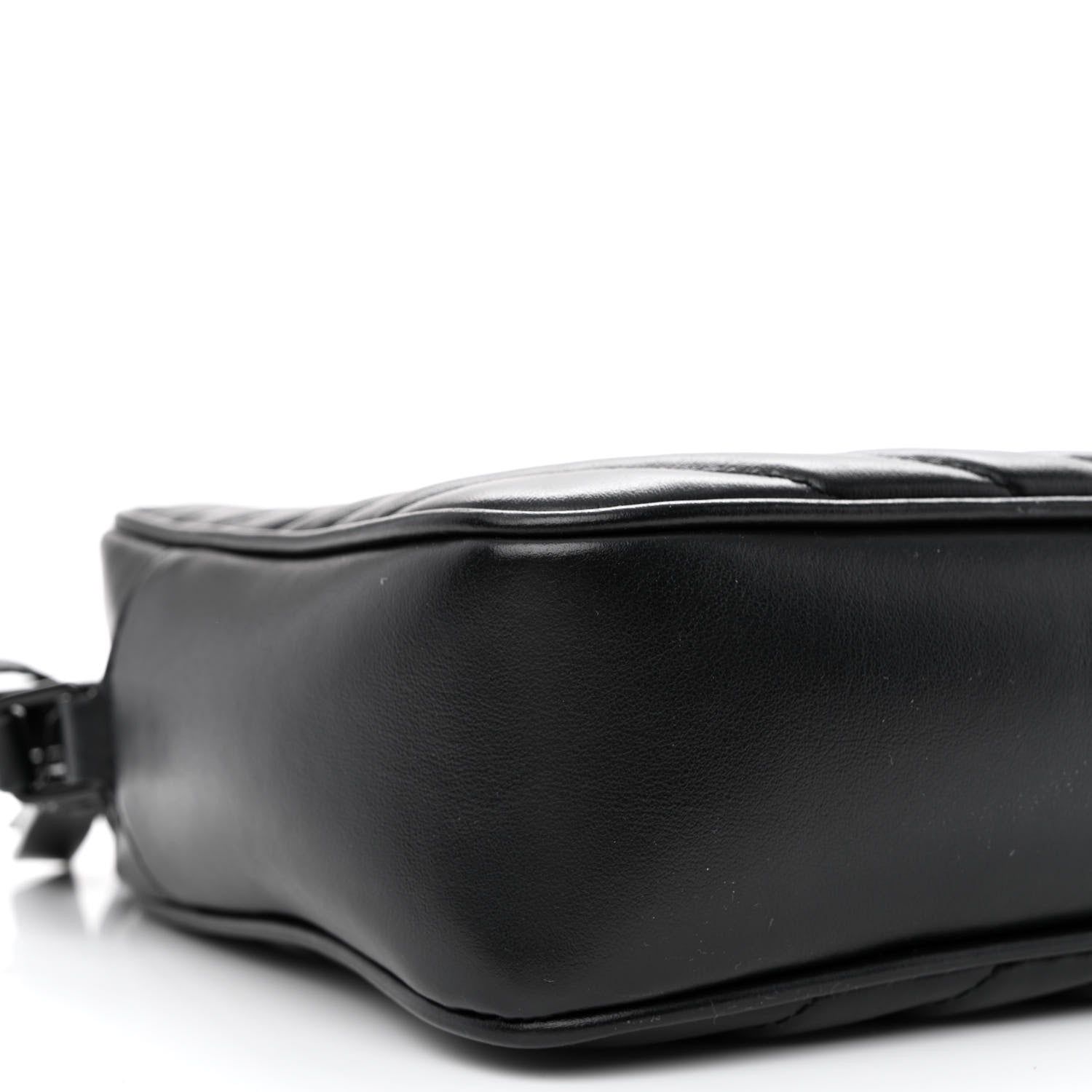 Saint Laurent Calfskin Matelasse Monogram Lou Camera Bag Black 9 of 10