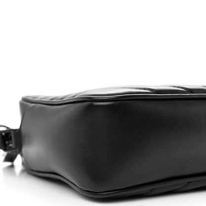 Saint Laurent Calfskin Matelasse Monogram Lou Camera Bag Black 9 of 10