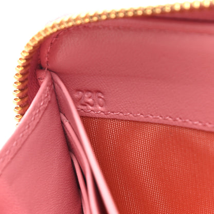 Prada Vitello Move Zip Around Wallet Petalo 7 of 9