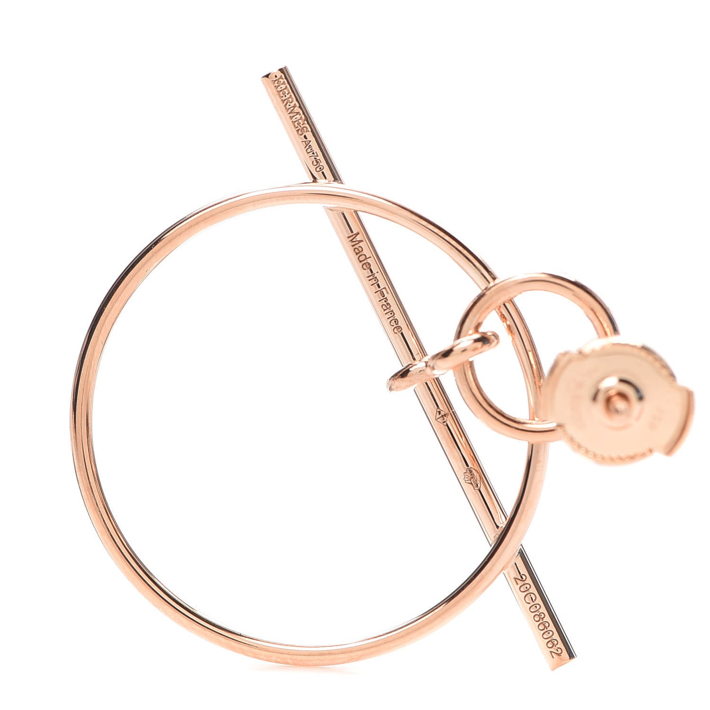 18K Rose Gold PM Loop Earrings