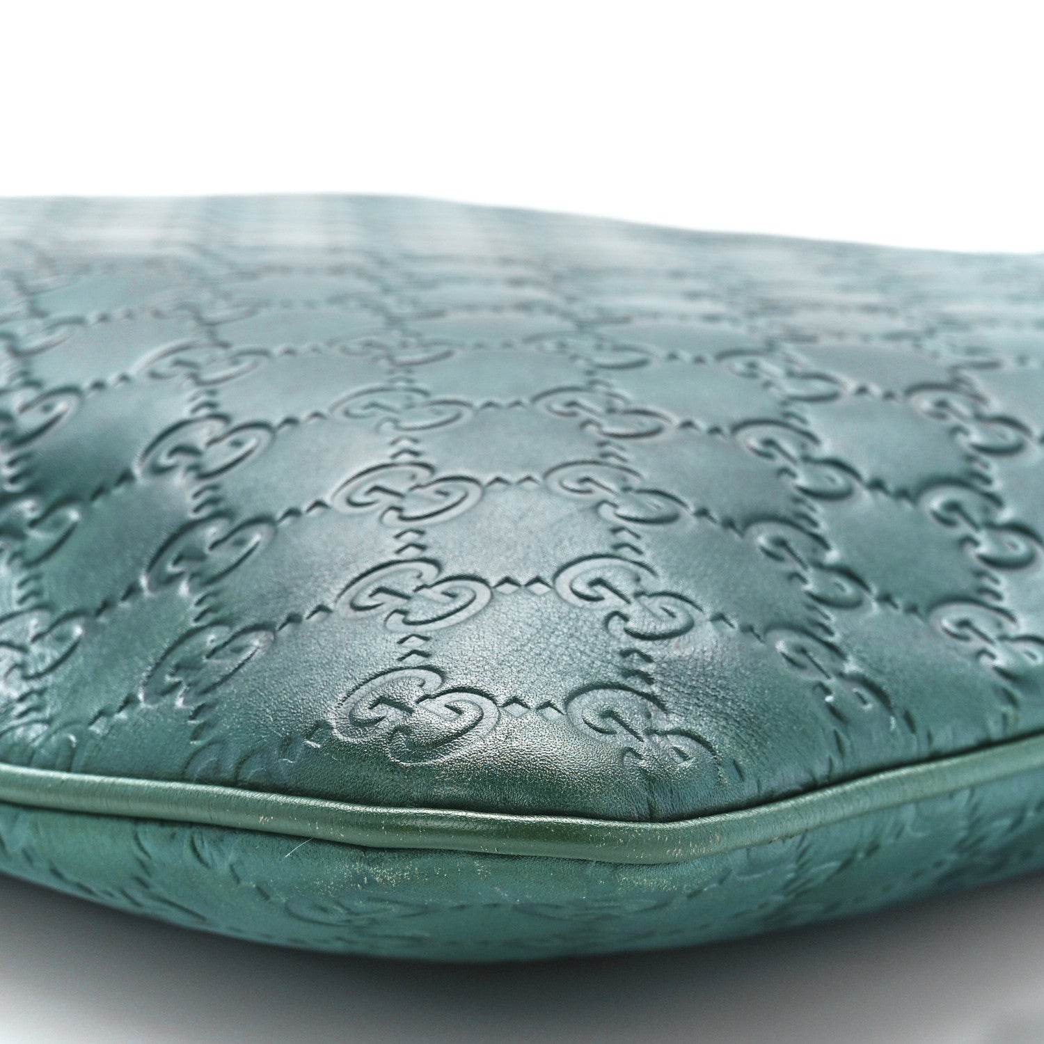 Gucci Guccissima Flat Vertical Tote Green 12 of 12
