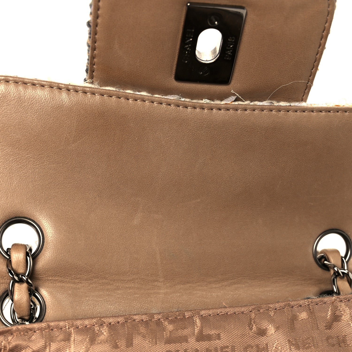 Chanel Tweed Small Fantasy Flap Grey 7 of 12