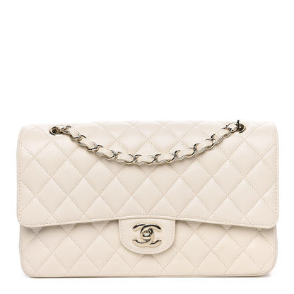 Chanel Caviar Quilted Medium Double Flap White 1 of 11