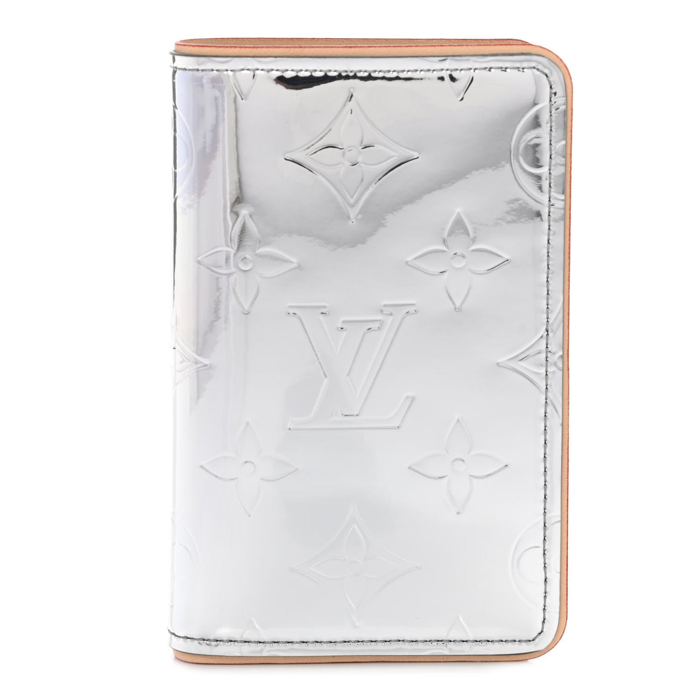 Monogram Mirror Slender Pocket Organizer