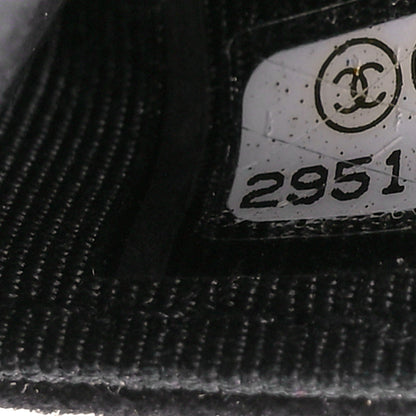 Chanel Suede Cocostellar Wallet on Chain WOC Black 8 of 11