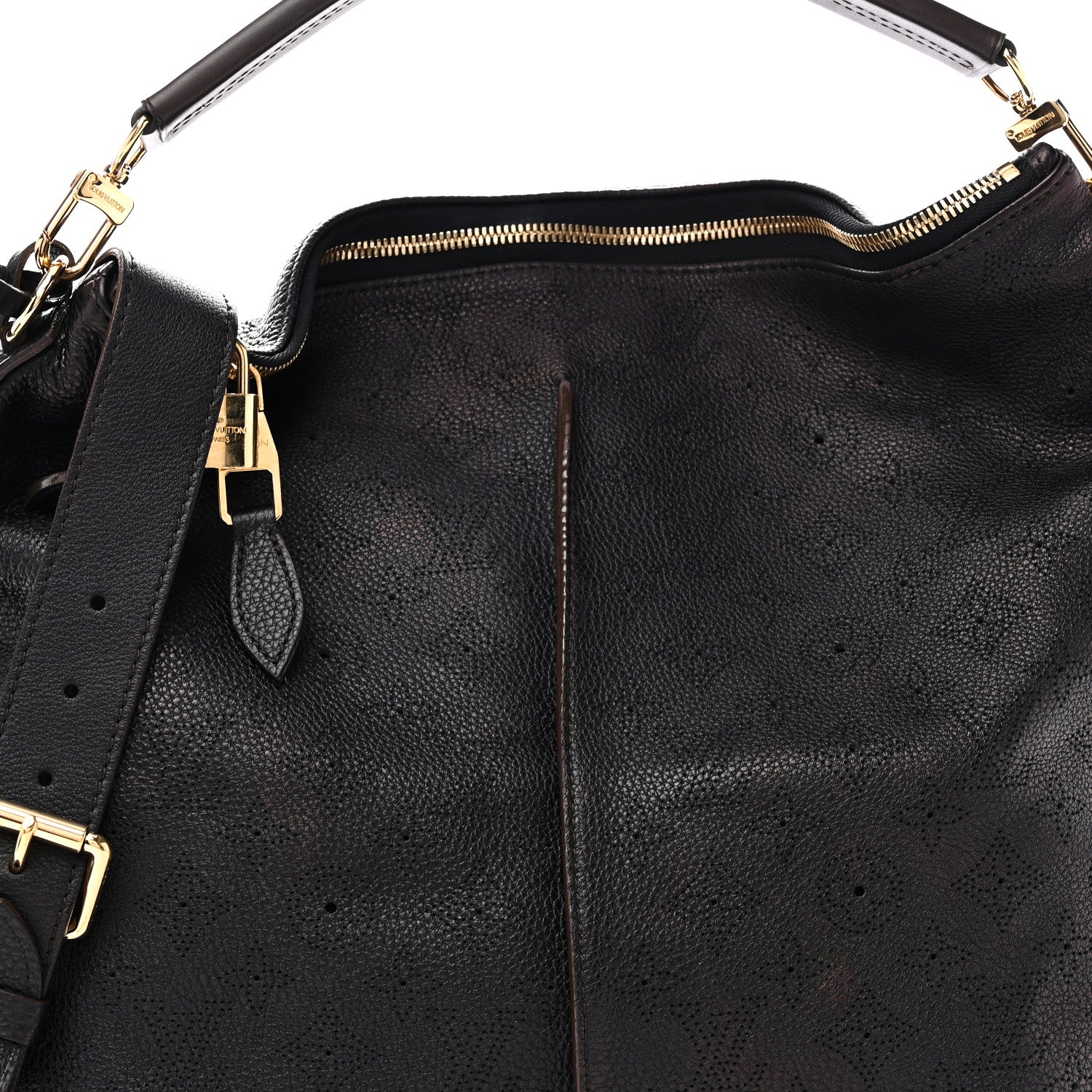 Louis Vuitton Mahina Selene MM Black 8 of 10