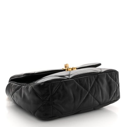 Chanel Goatskin Quilted Medium Chanel 19 Flap Black 4 of 10
