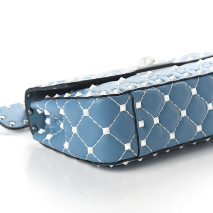 Valentino Garavani Nappa Small Free Rockstud Spike Shoulder Bag Cerulean 5 of 8