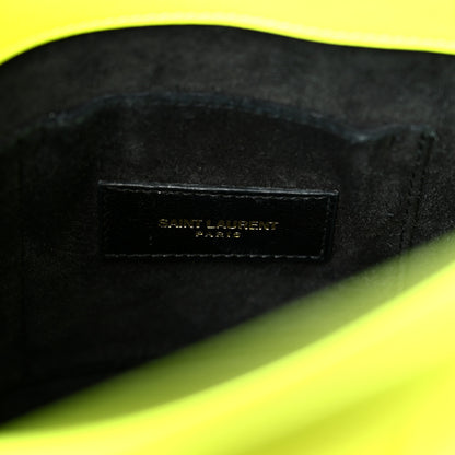 Saint Laurent Calfskin Nano Sac De Jour Neon Yellow 7 of 27