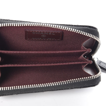 Chanel Caviar Quilted Zip Coin Purse Black 5 of 8