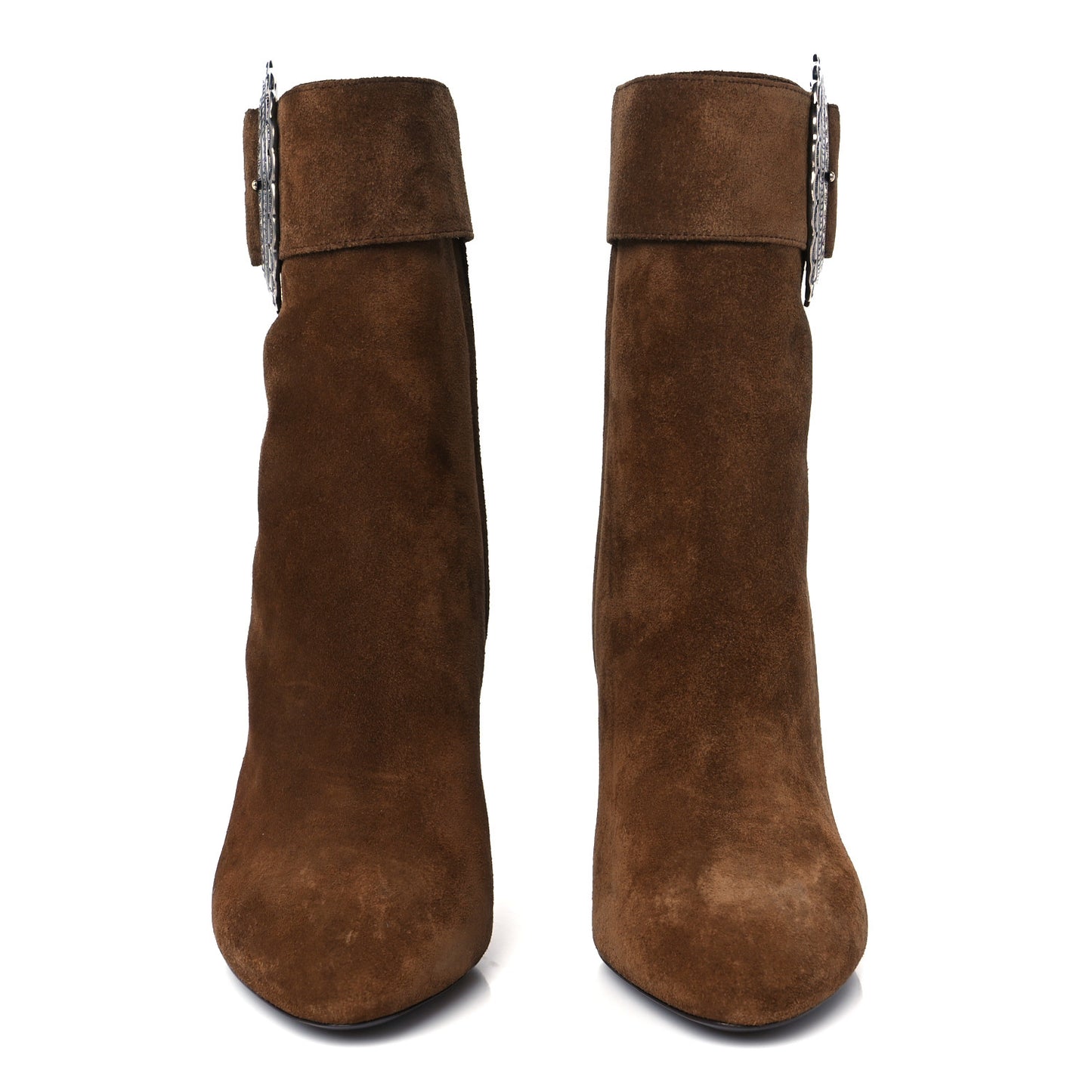 Suede Embellished Joplin Buckle Booties 37.5 Land