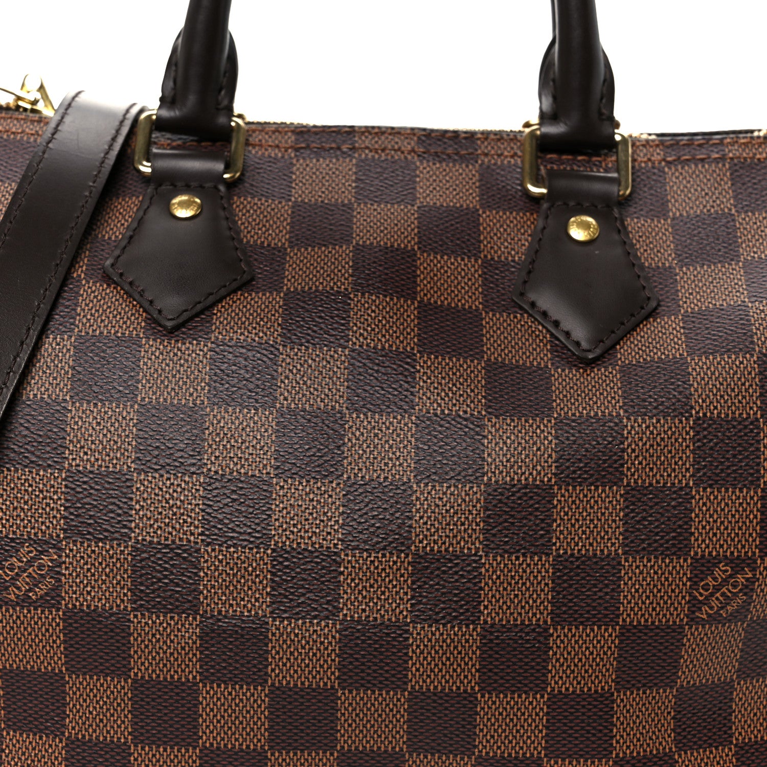 Louis Vuitton Damier Ebene Speedy Bandouliere 25 7 of 9