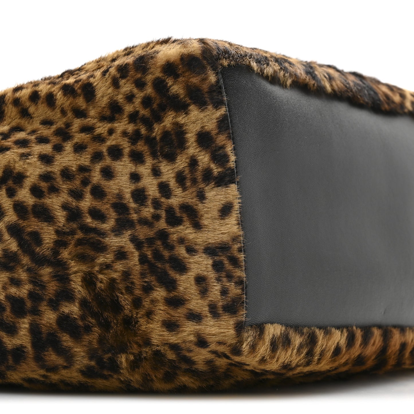 Pony Hair Nappa Leopard Print Le 5 A 7 Bea Tote Earth Black