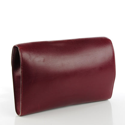 Hermes Box Gaine Clutch Rouge H 3 of 15