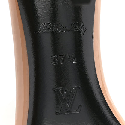 Louis Vuitton Patent Monogram Call Back Sandals 37.5 Nude 8 of 12