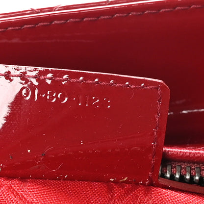 Christian Dior Patent Cannage Medium Lady Dior Red 7 of 11